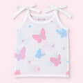 Cotton Muslin Knot Baby Jabla - Butterfly Blush Print | New Born