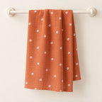 Cotton Muslin Baby Bath Towel 75x150 cm - Daisy Daze Print | Newborn & Infant