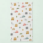 Cotton Muslin Baby Bath Towels 75 x 150 cm -  Little Wheels Print | Newborn & Infant