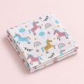 Cotton Muslin Baby Bath Towels 75 x 150 cm -  Unicorn Print | Newborn & Infant