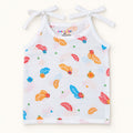 Cotton Muslin Knot Baby Jabla - Feathers Print | New Born