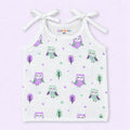 Cotton Muslin Knot Baby Jabla - Little Hoots Print | 0-3 Months