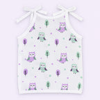 Cotton Muslin Knot Baby Jabla - Little Hoots Print | 0-3 Months