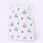 Cotton Muslin Knot Baby Jabla - Little Hoots Print | 0-3 Months