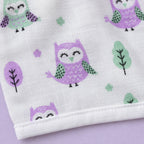 Cotton Muslin Knot Baby Jabla - Little Hoots Print | 0-3 Months