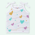 Cotton Muslin Knot Baby Jabla - Love Lines Print | New Born