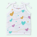 Cotton Muslin Knot Baby Jabla - Love Lines Print | 0-3 Months