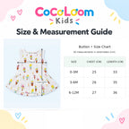 Cotton Muslin Baby Frock - Popsicles Print | Button Closure| 0-3 Months