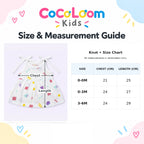 Cotton Muslin Knot Baby Frock - Shape Pops Print | New Born