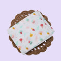Little Veggies Baby Thottil (Jhula) in white printed with colour veggies pattern
