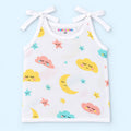 Cotton Muslin Knot Baby Jabla - Twinkle Sky Print | New Born