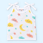 Cotton Muslin Knot Baby Jabla - Twinkle Sky Print | New Born