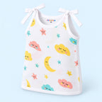 Cotton Muslin Knot Baby Jabla - Twinkle Sky Print | New Born