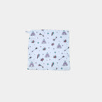 Boho Bloom Baby wipes in white printed with colorful patterns